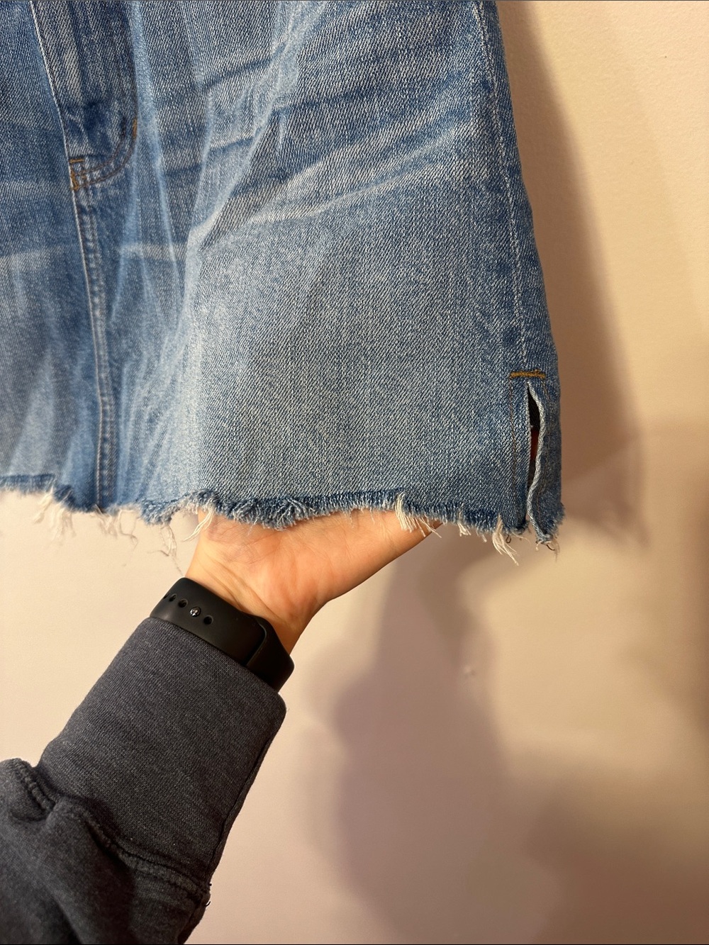 Madewell Denim Mini Skirt 28 - Picture 6 of 10